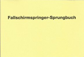 Fallschirmspringer-Sprungbuch
