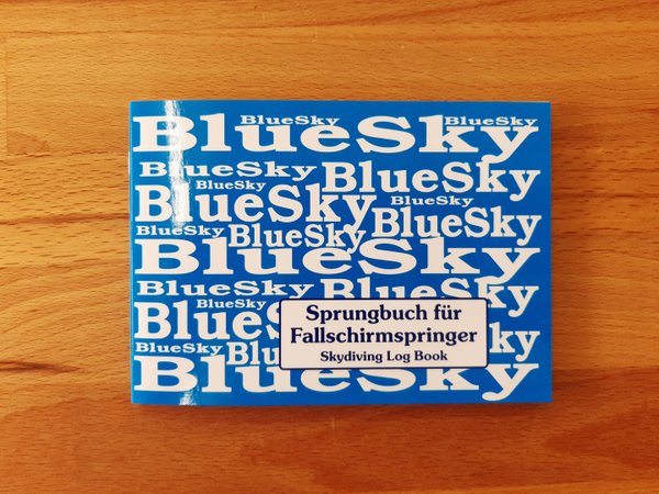 Sprungbuch blau
